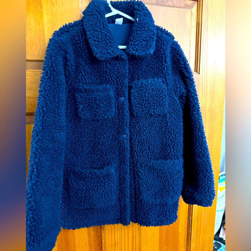 Crew Cuts Girls Sherpa jacket size 8/9